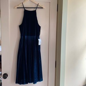 Deep Teal Velvet Dress - Chelsea 28